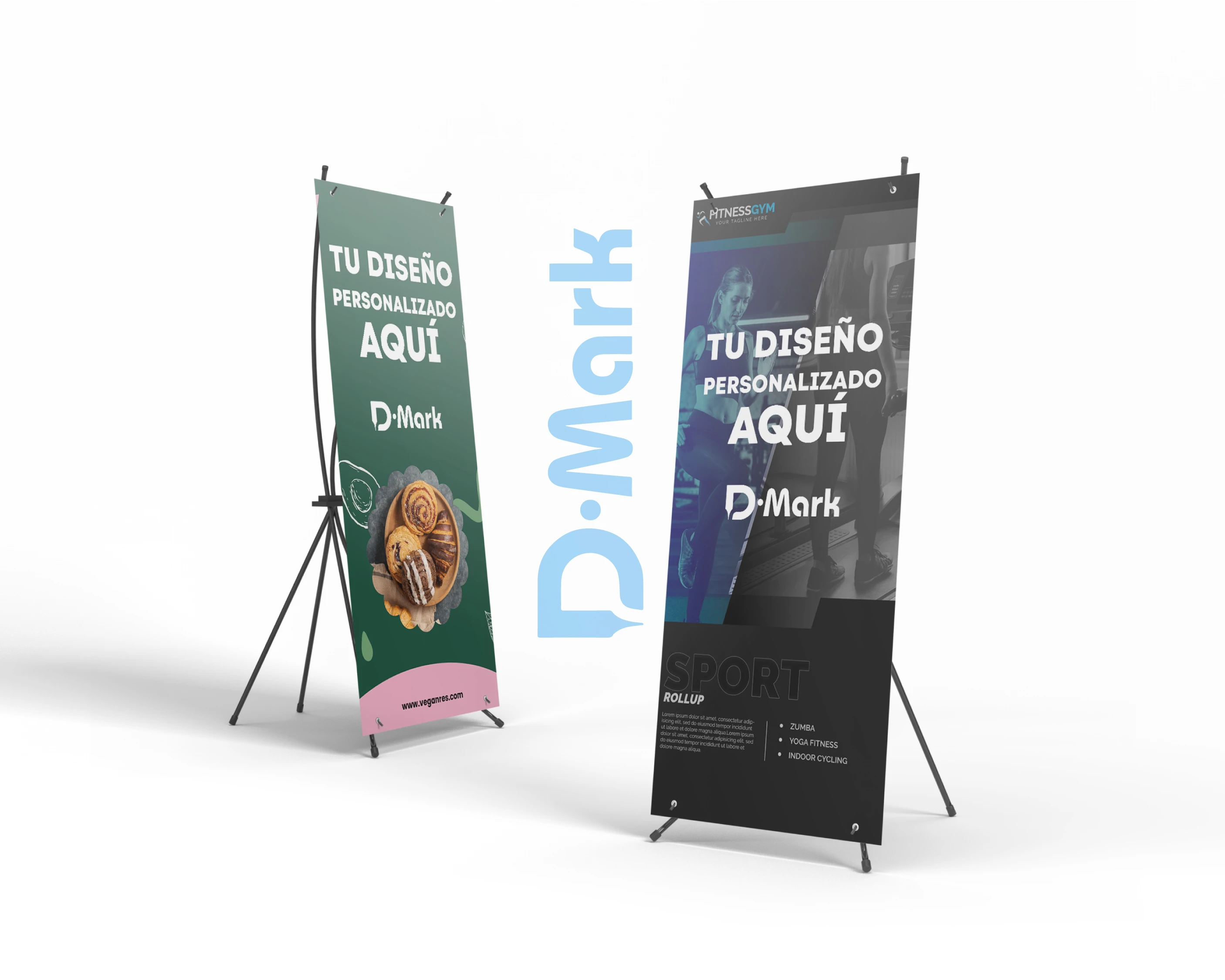 Banner Araña 34×62 pulgadas – Lona poliéster 280 g/m², Estructura de aluminio
