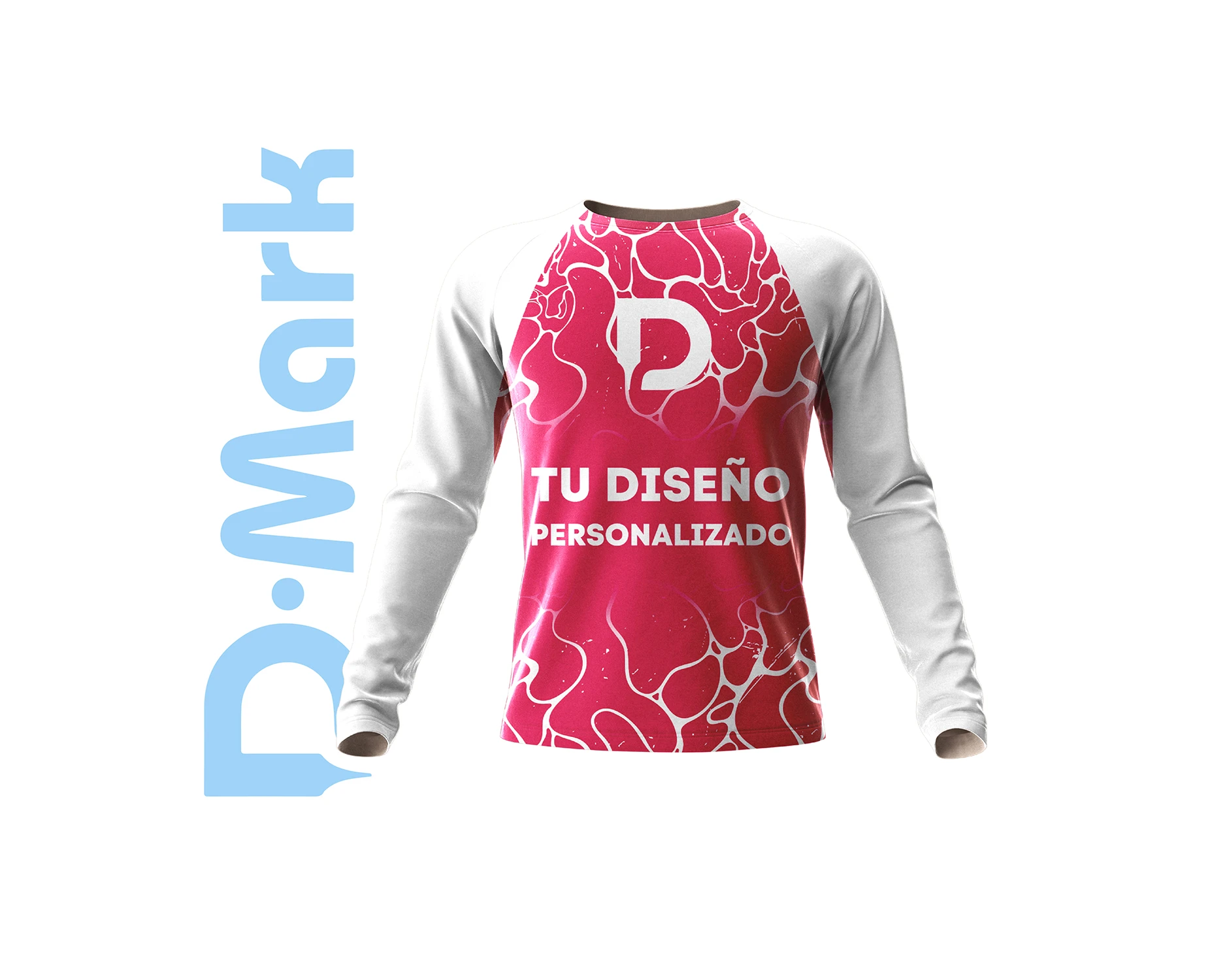Camiseta Deportiva Full Sublimado – Manga Larga, Cuello Redondo