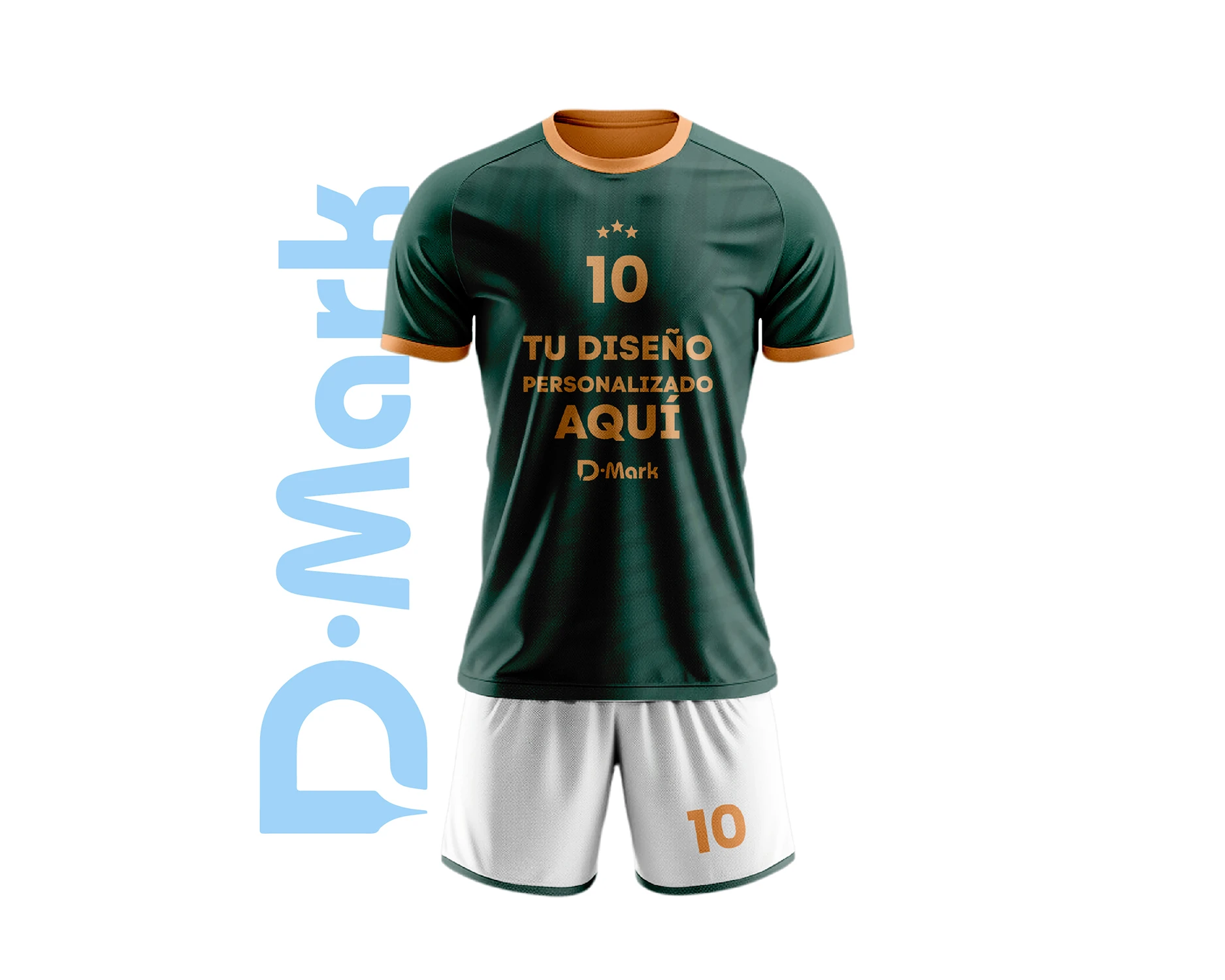 Uniforme de Fútbol Full Sublimado – Manga Corta, Cuello Redondo