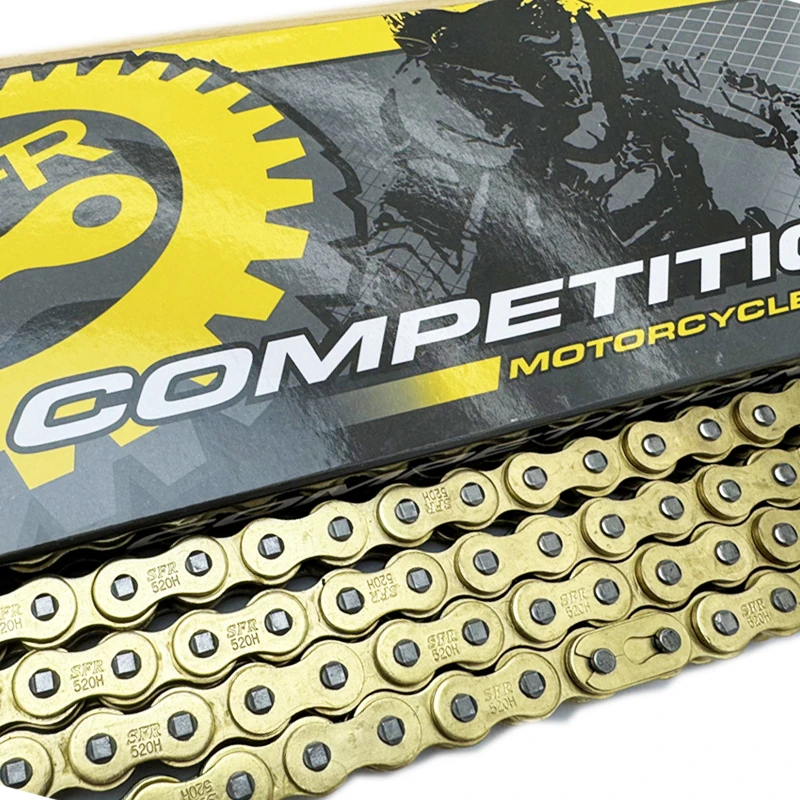 Cadena 520H-120L reforzada para moto 200CC, 250CC, 300CC