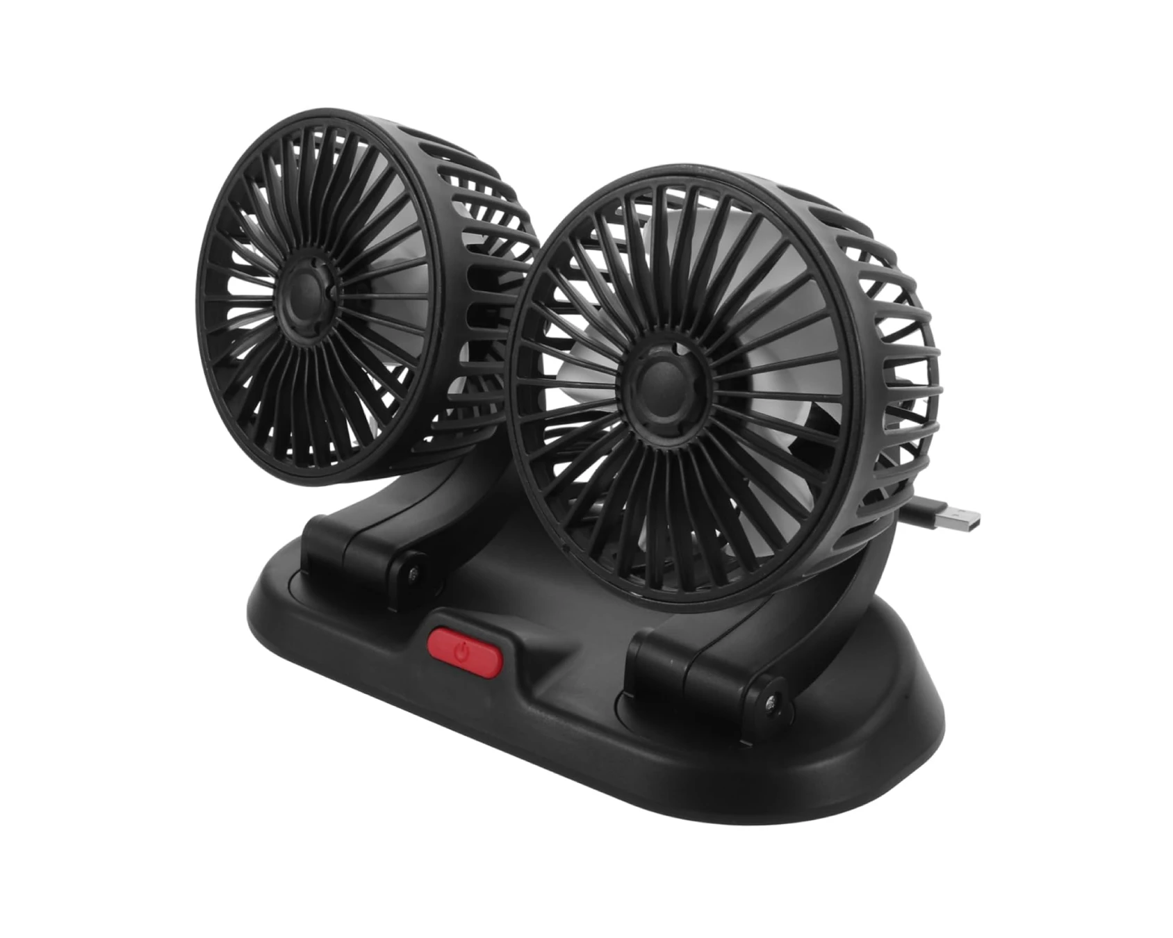 LDL-818 – Abanico Dual USB con Cabezal Giratorio