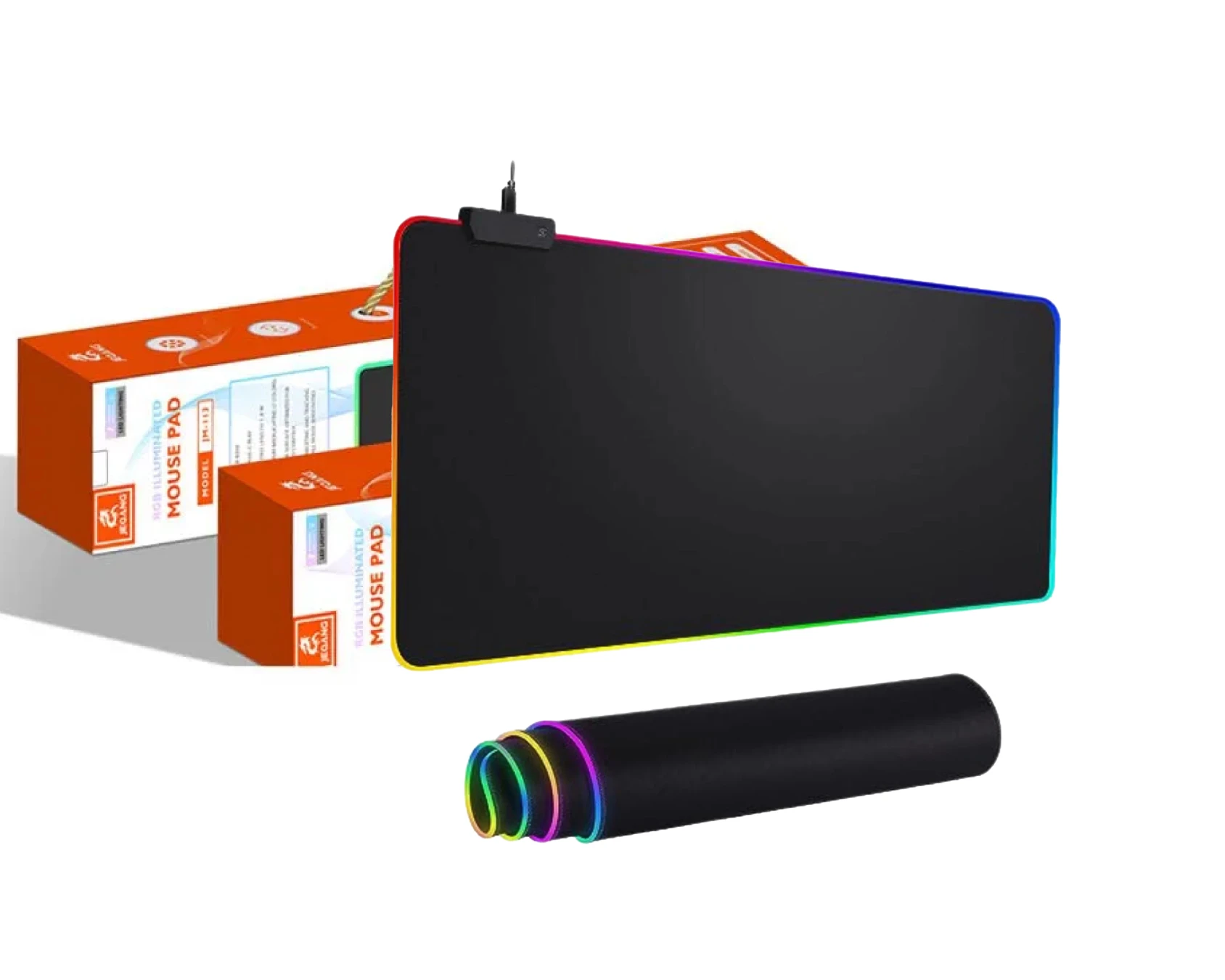 Mouse Pad Gamer XL con Iluminación RGB