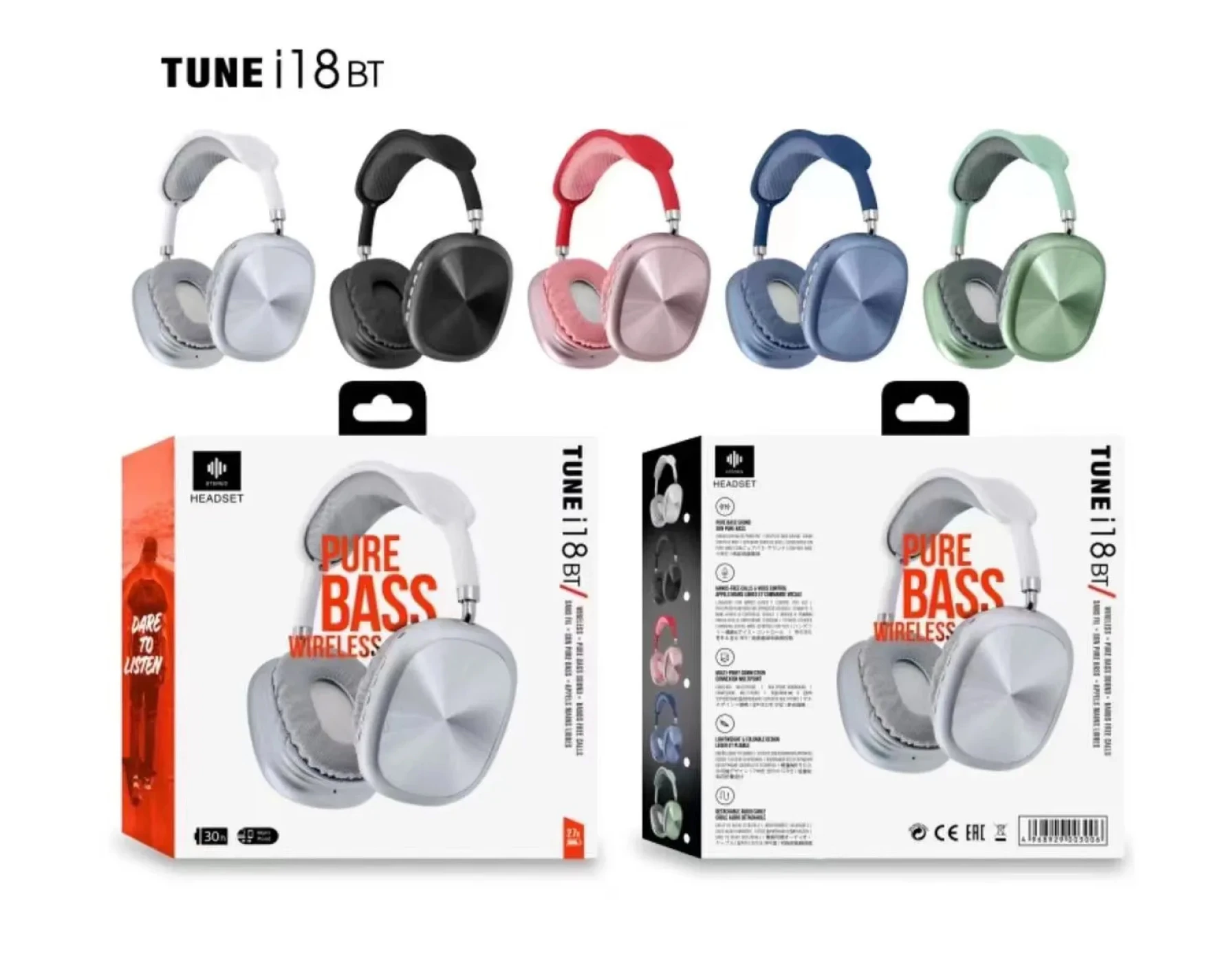 Audífonos TUNE i18 BT