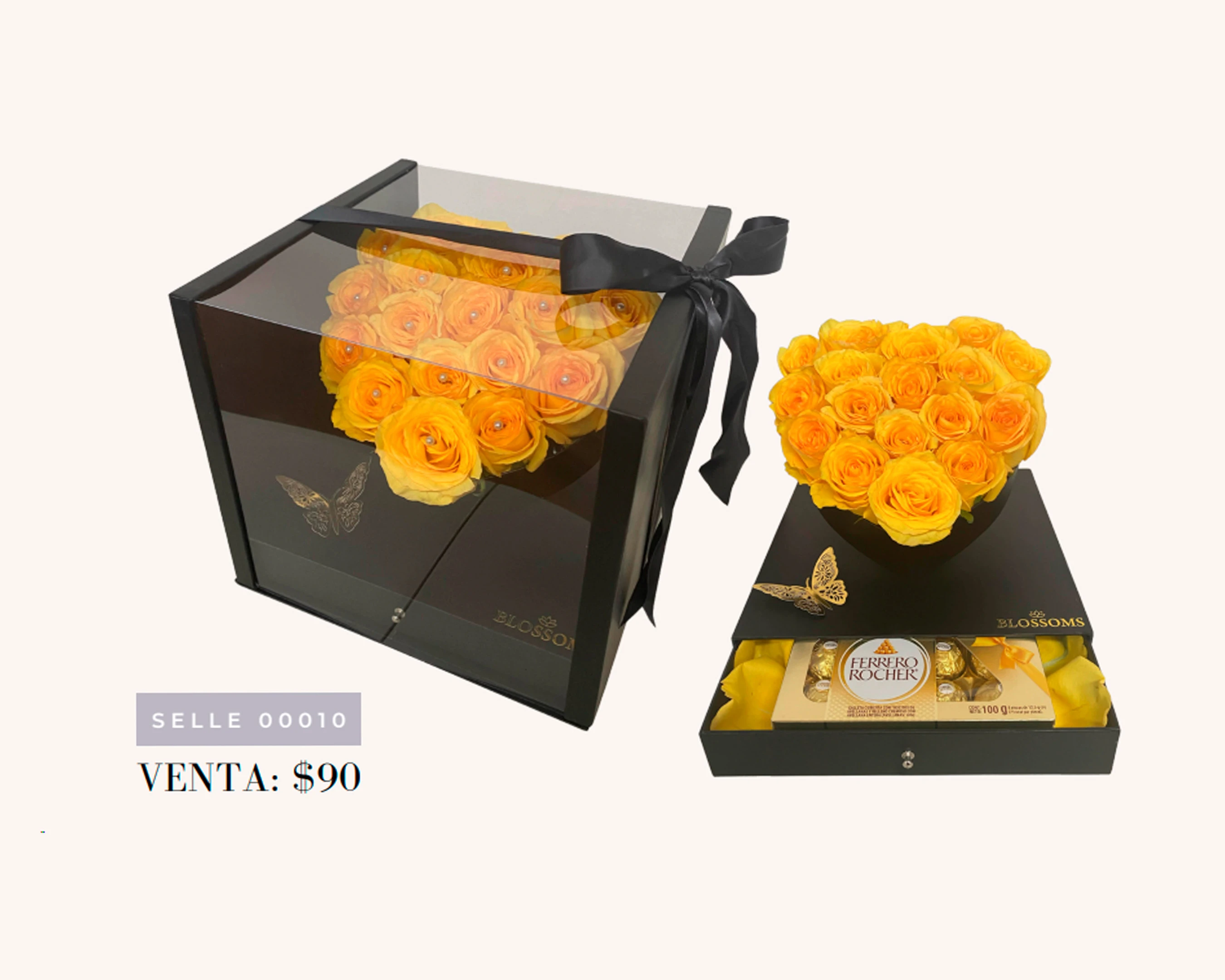 ACRYLIC YELLOW HEART